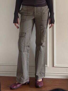 Free People 100% Cotton Cargo Pants
